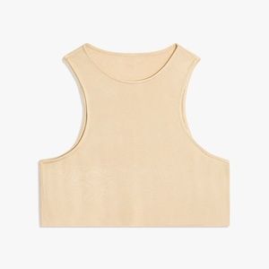 Danielle Bernstein Cropped Rib Tank